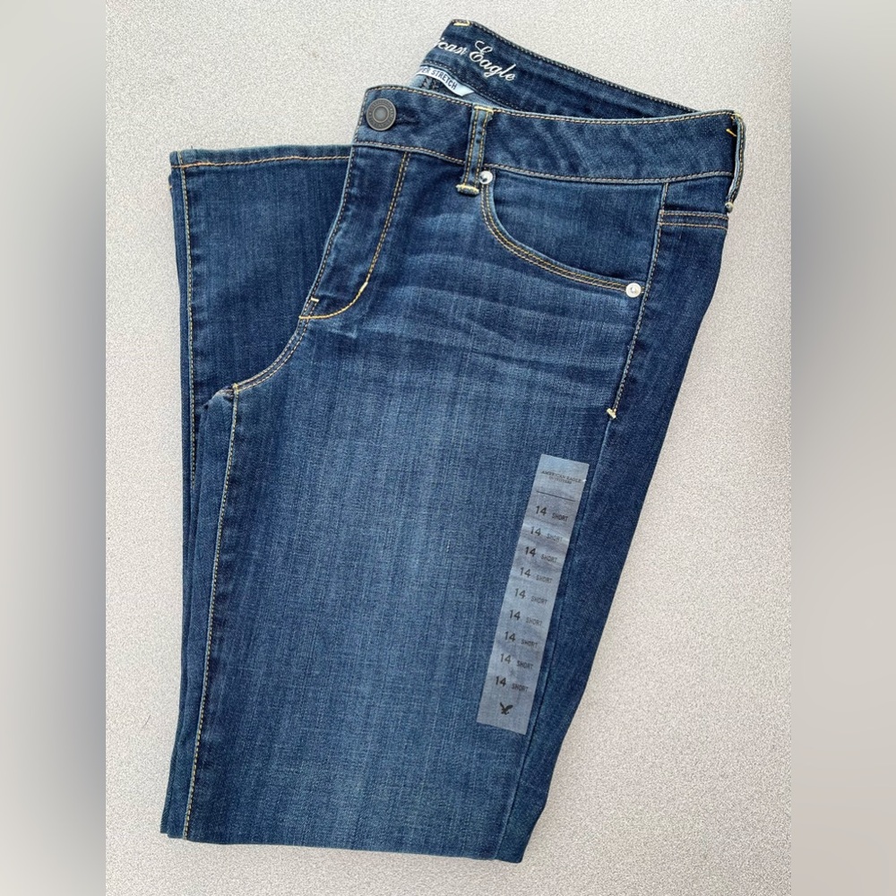 American Eagle Super Stretch Skinny Jeans, Size 14, NWT